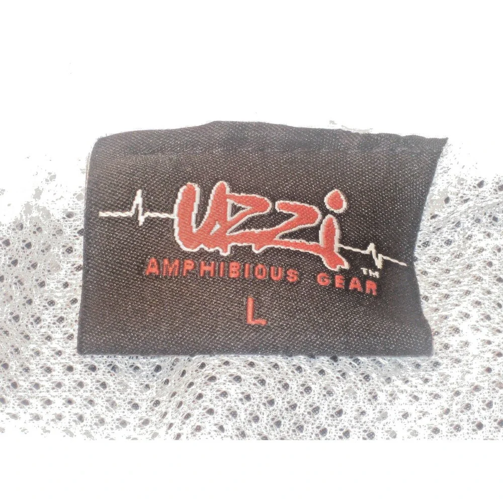 Mens Uzzi Amphibious Black Poly Swim Board Shorts Trunks sz Lg x 10